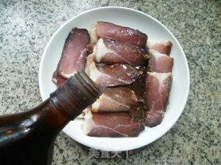 鸡蛋蒸酱肉的做法步骤：5