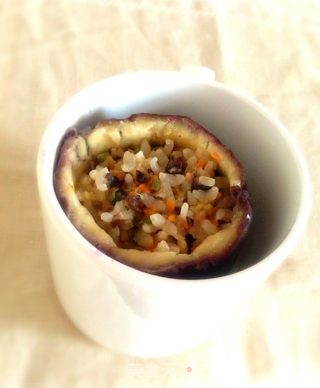 茄子蒸饭的做法步骤：5