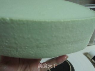 花瓣抹茶慕斯蛋糕的做法步骤：15