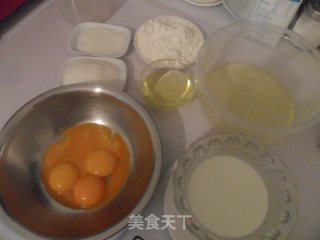 奶油肉松蛋糕的做法步骤：1