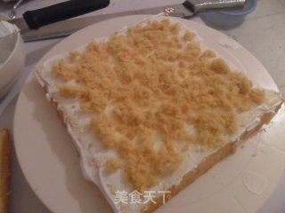 奶油肉松蛋糕的做法步骤：11