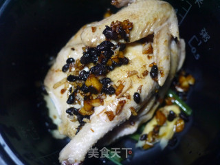 电饭锅焗豉汁鸡的做法步骤：7