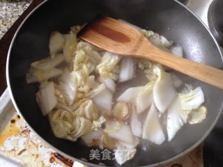 简易版醋溜白菜的做法步骤：3