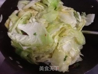 手撕包菜的做法步骤：4
