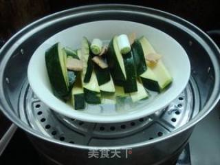 鸡汤蒸嫩南瓜的做法步骤：6