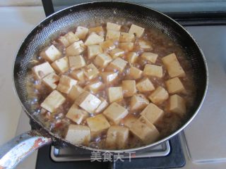 香菇肉末豆腐的做法步骤：11
