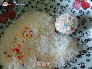 椰香南瓜糯米糍的做法步骤：8