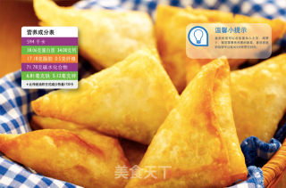 三角肉末馅饼的做法步骤：1
