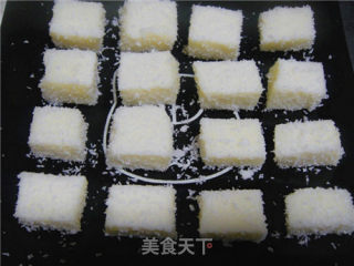 椰丝小方糕的做法步骤：13