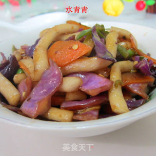 素菜炒粉的做法步骤：8