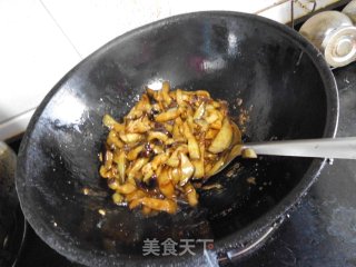 简单干炒（烧）茄条的做法步骤：7