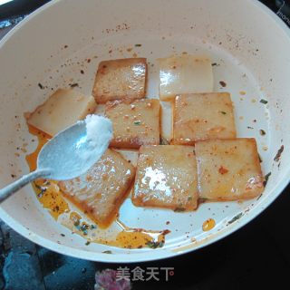 煎米豆腐的做法步骤：4