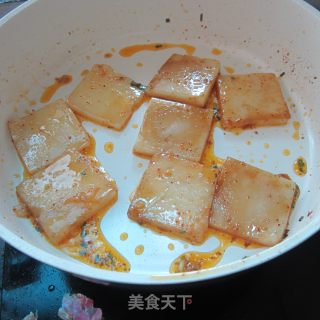 煎米豆腐的做法步骤：5