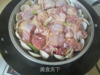 白贝蒸鸡腿的做法步骤：6