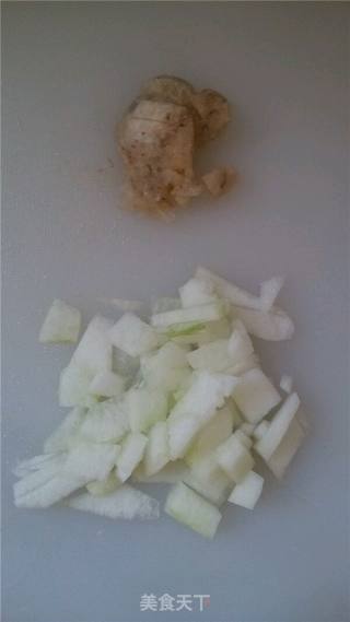 宝宝食谱：冬瓜虾仁粥的做法步骤：4