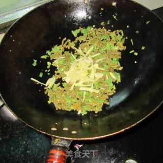 姜丝咸豆角的做法步骤：5