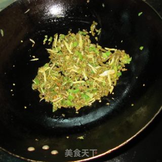 姜丝咸豆角的做法步骤：7