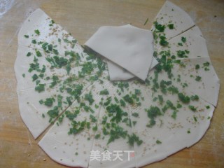 烫面葱花油饼的做法步骤：6