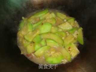 【鲍汁嫩南瓜】---味道很鲜甜，值得一做的简单菜的做法步骤：5