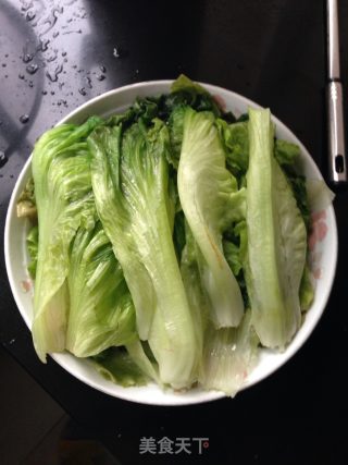 蚝油生菜的做法步骤：8