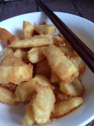炸士豆条的做法步骤：3