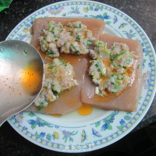 葱香魔芋豆腐的做法步骤：6