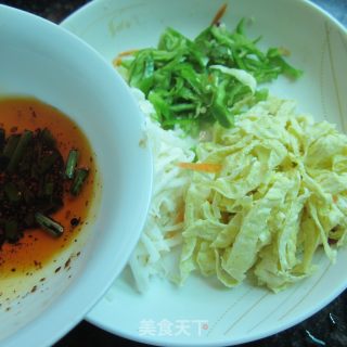 凉薯蛋丝的做法步骤：6