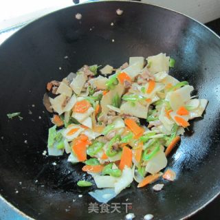 双片炒肉的做法步骤：6