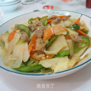 双片炒肉的做法步骤：9
