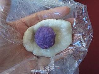山药紫薯糍粑的做法步骤：11