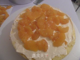 橙香奶油蛋糕的做法步骤：5