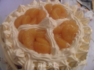 橙香奶油蛋糕的做法步骤：9