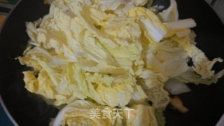 白菜虾仁的做法步骤：8