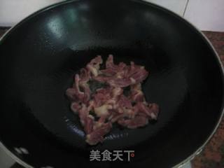 韭黄芽菜炒肉的做法步骤：4