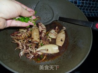 豉香鱿鱼的做法步骤：8