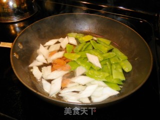 清炒八珍斋的做法步骤：2