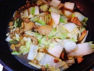 【白菜猪肉炖粉条】--大盆才够味，附八宝米饭和快速咸菜做法的做法步骤：7