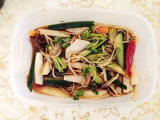 【白菜猪肉炖粉条】--大盆才够味，附八宝米饭和快速咸菜做法的做法步骤：15