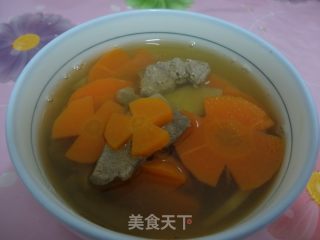 胡萝卜猪肝汤的做法步骤：4
