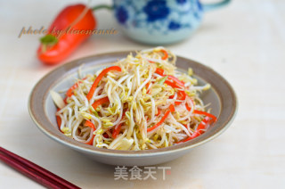 醋溜豆芽的做法步骤：8