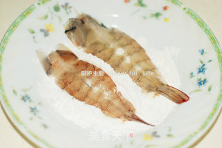 黄金脆皮虾（番茄汁口味）的做法步骤：2