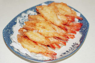 黄金脆皮虾（番茄汁口味）的做法步骤：5