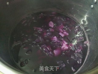 紫薯银耳羹的做法步骤：6