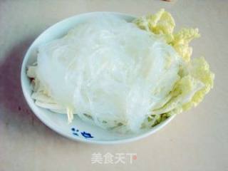 蒜茸白菜蒸粉丝的做法步骤：7
