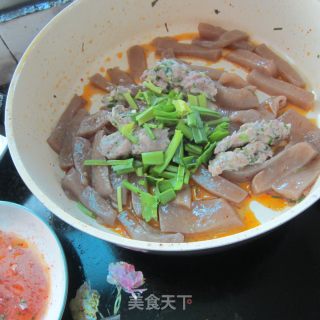 猪肉魔芋豆腐的做法步骤：8