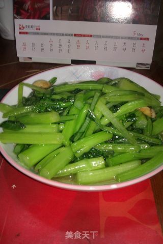 炒小油菜的做法步骤：6