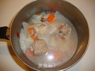 白萝卜排骨汤的做法步骤：9