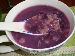 紫薯玉米粥——营养从早餐开始的做法步骤：7