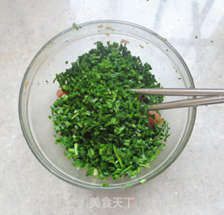 猪肉韭菜煎饺的做法步骤：6