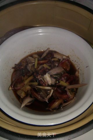 蒸小墨鱼干的做法步骤：4